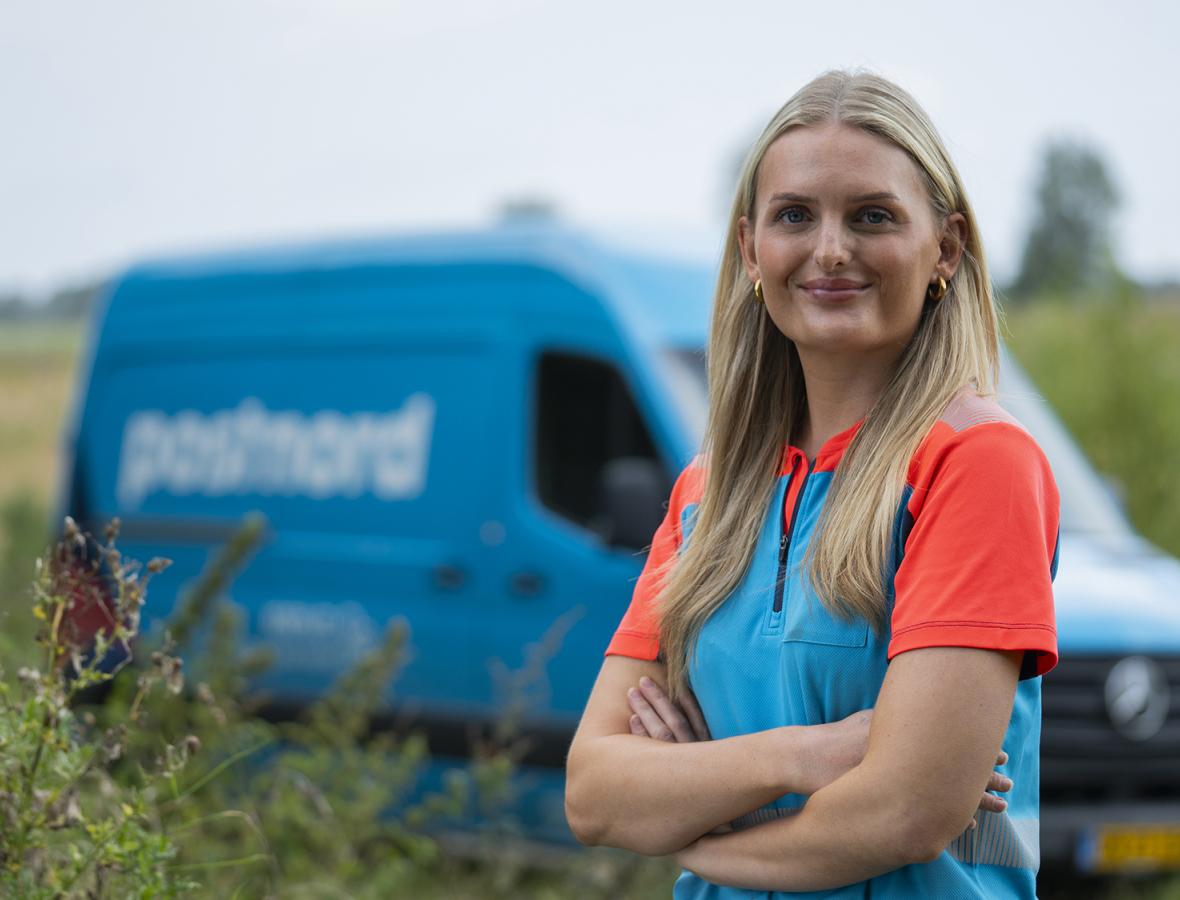 PostNord medarbejder ved Ejby