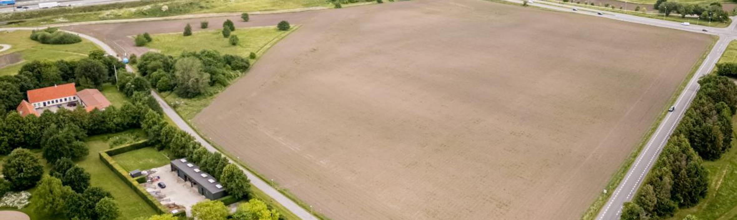Dronebillede af Vallensbæk Kirkeskov