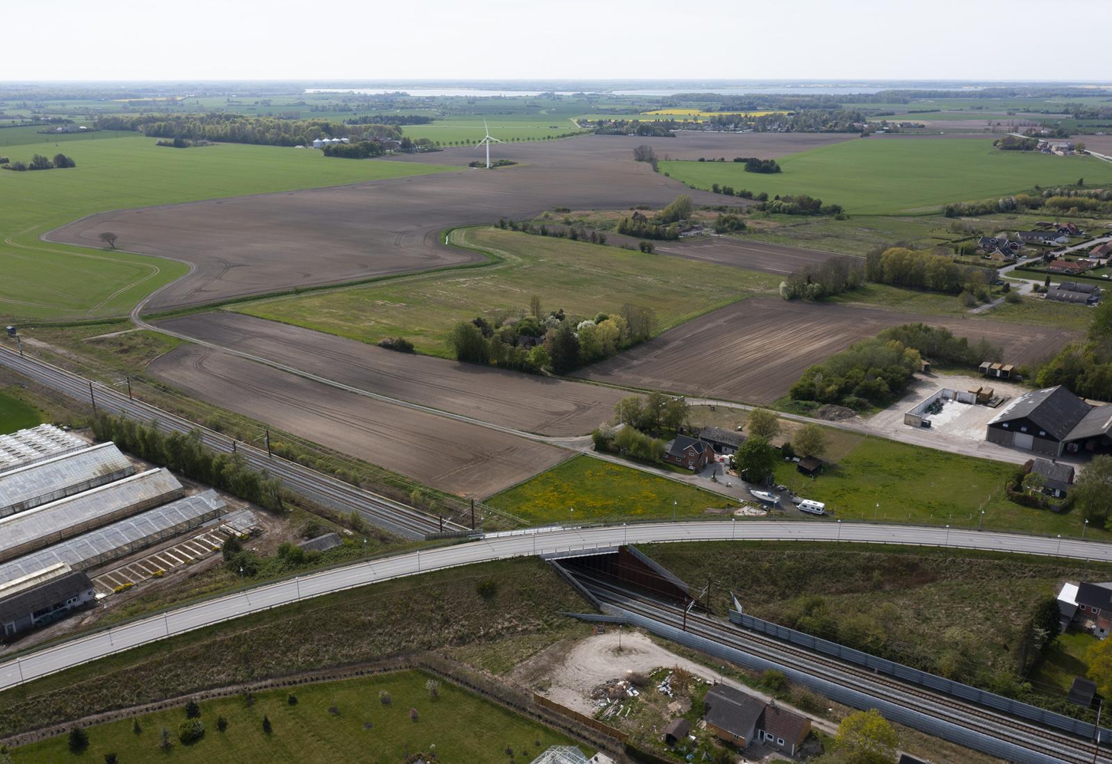 Eskilstrup-skoven set fra Nord-Øst