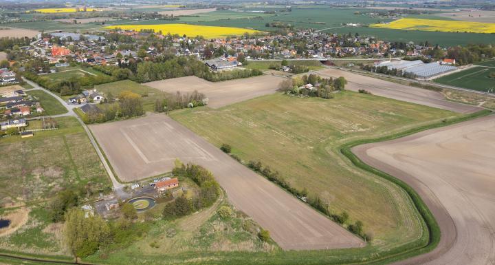 Eskilstrup-skoven set fra Syd-vest